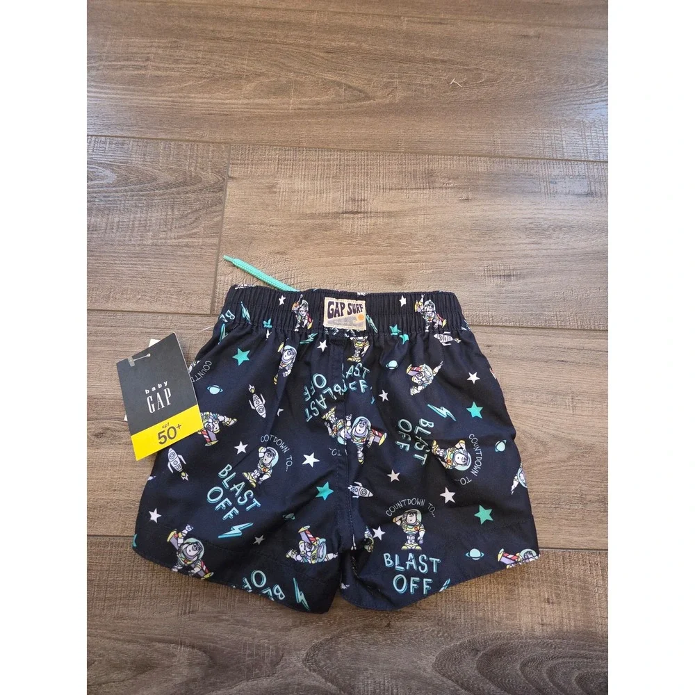 Baby‎ gap swim shorts buzz lightyear 12-18 mos